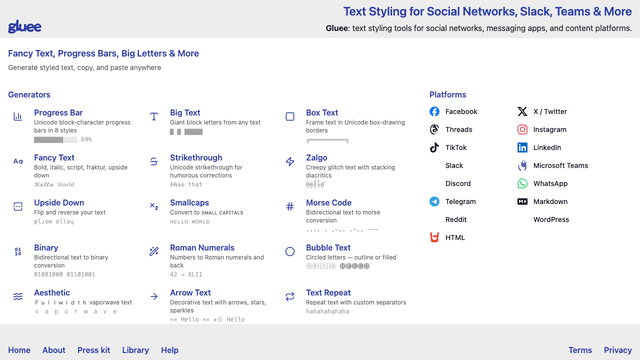 Homepage